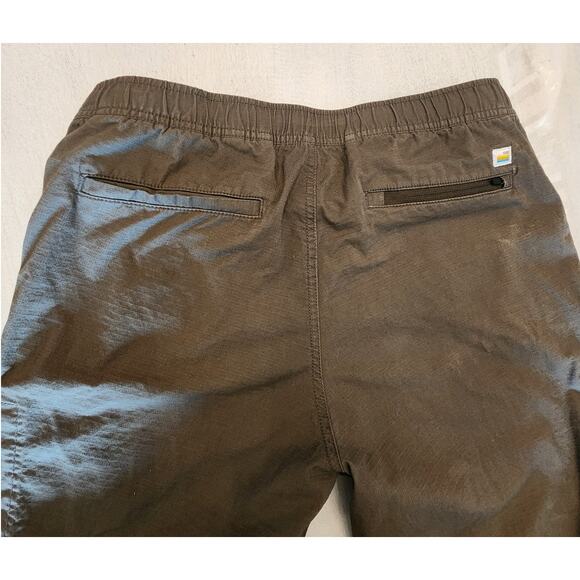 Vuori Men's Dura Terra Ripstop Pants Organic Cotton Green SZ Medium - Picture 4 of 7